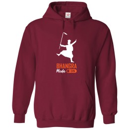 Bhangra Mode On Sikh Dance Print Unisex Kids & Adult Pullover Hoodie									